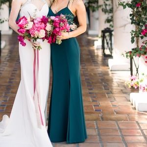 Green Bridesmaid Dress